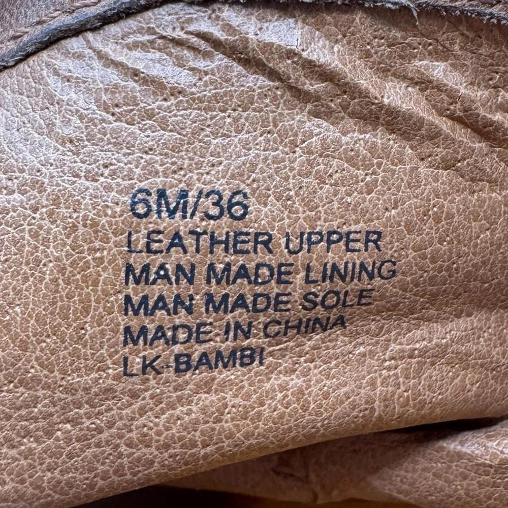Lucky Brand Bambi Women’s Brown Leather Ankle Boots - Size 6